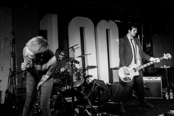 Desperate Journalist on stage at 100 Club - 28 May 2015