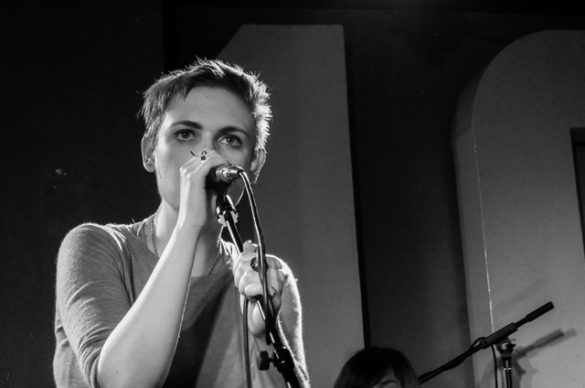 Desperate Journalist on stage at 100 Club - 28 May 2015