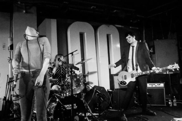 Desperate Journalist on stage at 100 Club - 28 May 2015