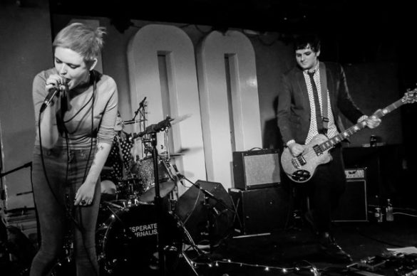 Desperate Journalist on stage at 100 Club - 28 May 2015