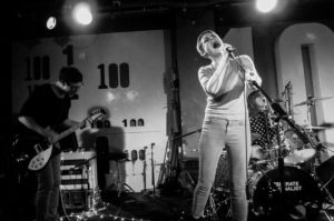 Desperate Journalist on stage at 100 Club - 28 May 2015