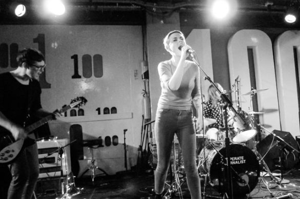 Desperate Journalist on stage at 100 Club - 28 May 2015