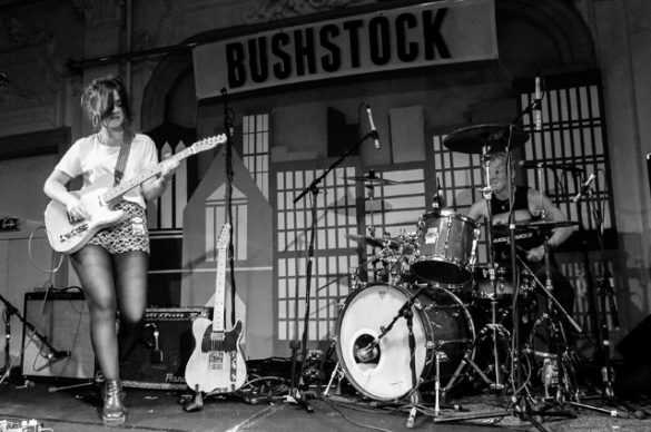 Honeyblood on stage at Bush Hall on 13 June 2015