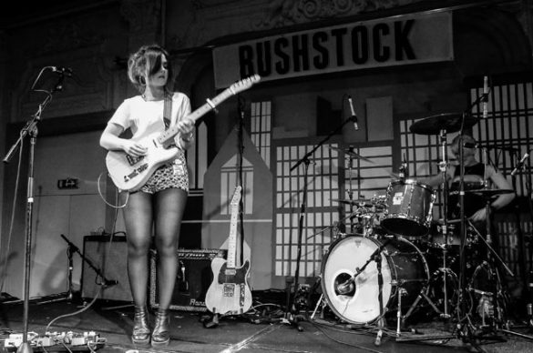 Honeyblood on stage at Bush Hall on 13 June 2015