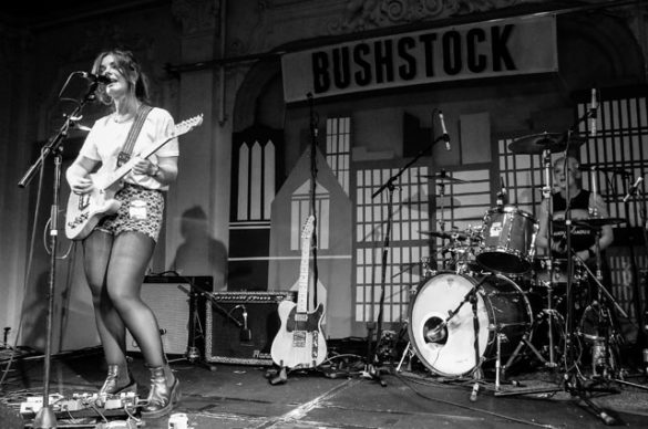 Honeyblood on stage at Bush Hall on 13 June 2015