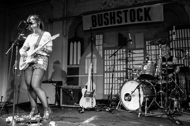 Honeyblood on stage at Bush Hall on 13 June 2015