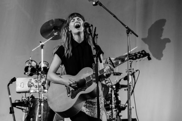 Katzenjammer on stage at Cropredy Festival 13 August 2015