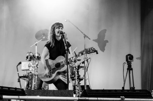 Katzenjammer on stage at Cropredy Festival 13 August 2015