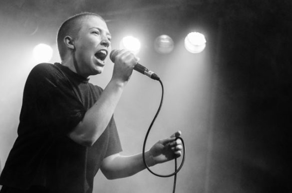 Joanna Gruesome on stage at Scala London on 22 September 2015