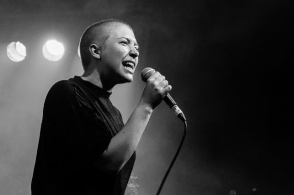 Joanna Gruesome on stage at Scala London on 22 September 2015