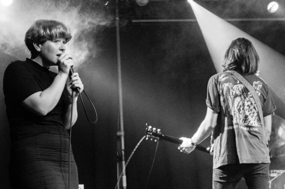 Joanna Gruesome on stage at Scala London on 22 September 2015