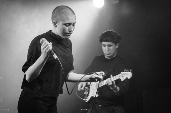 Joanna Gruesome on stage at Scala London on 22 September 2015