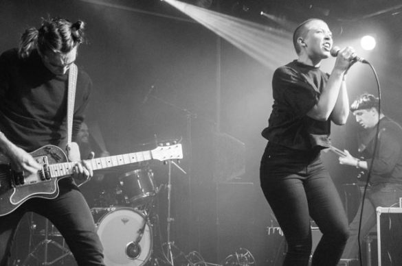 Joanna Gruesome on stage at Scala London on 22 September 2015