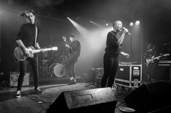 Joanna Gruesome on stage at Scala London on 22 September 2015