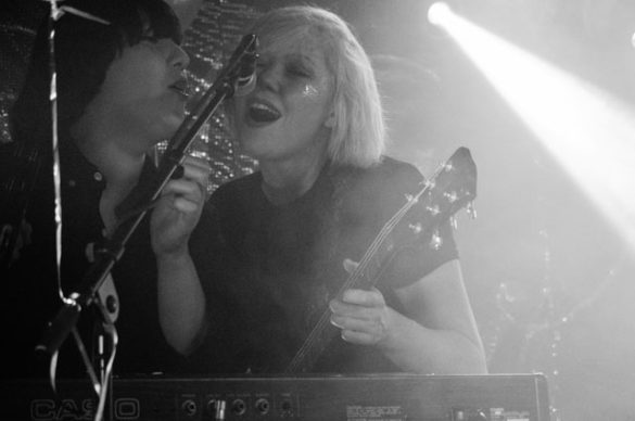 PINS on stage at Oslo Hackney on 23 September 2015