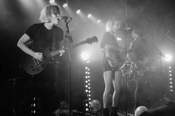 PINS on stage at Oslo Hackney on 23 September 2015