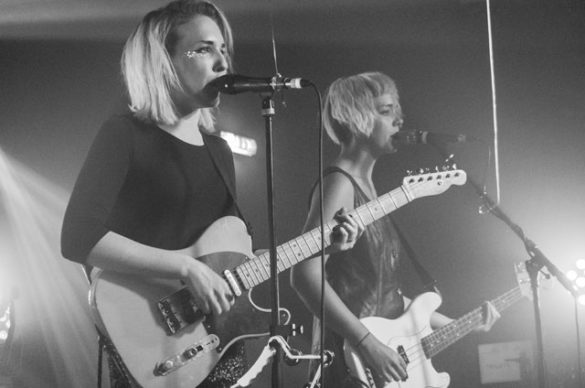 PINS on stage at Oslo Hackney on 23 September 2015