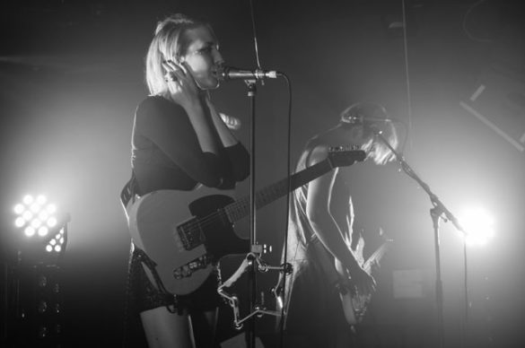 PINS on stage at Oslo Hackney on 23 September 2015