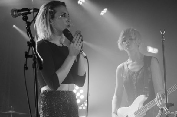 PINS on stage at Oslo Hackney on 23 September 2015