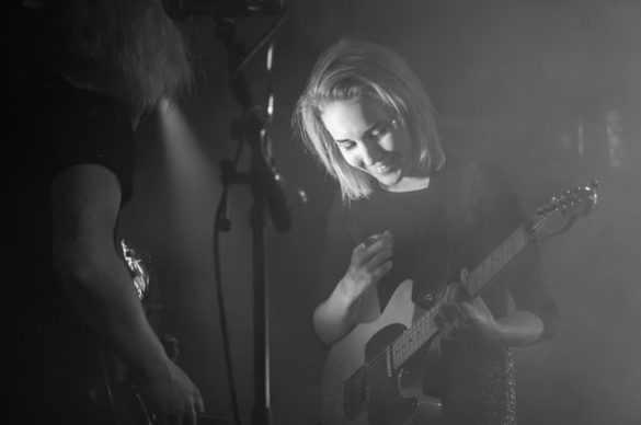 PINS on stage at Oslo Hackney on 23 September 2015