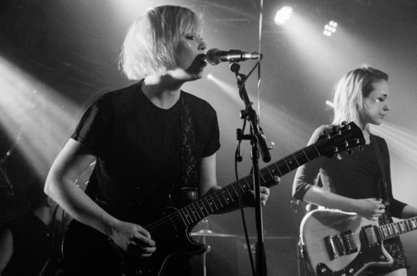 PINS on stage at Oslo Hackney on 23 September 2015