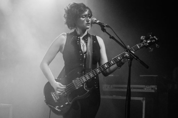 Ex Hex on stage at Scala London on 2 November 2015