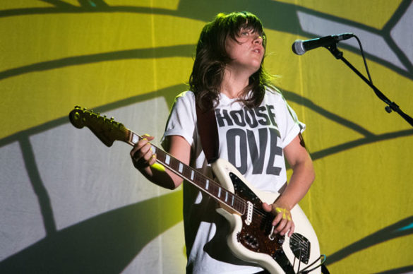 Courtney Barnett on stage at The Forum on 26 November 2015