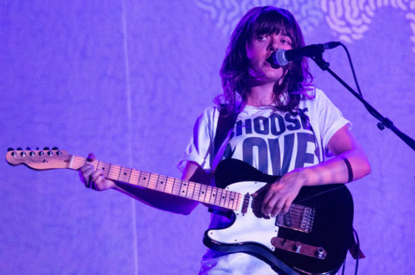 Courtney Barnett on stage at The Forum on 26 November 2015