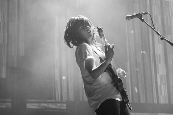 Courtney Barnett on stage at The Forum on 26 November 2015