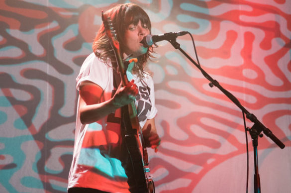 Courtney Barnett on stage at The Forum on 26 November 2015