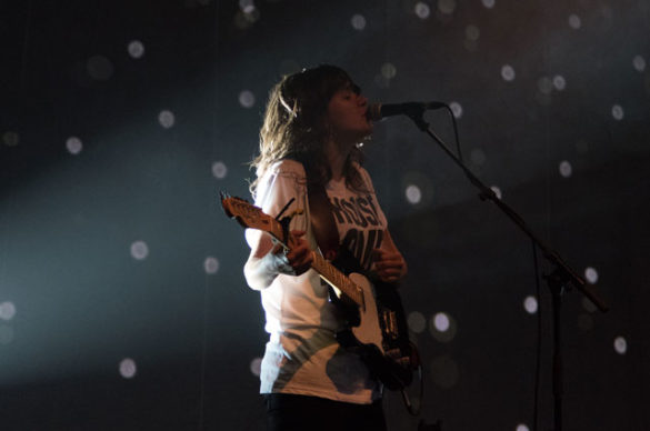 Courtney Barnett on stage at The Forum on 26 November 2015