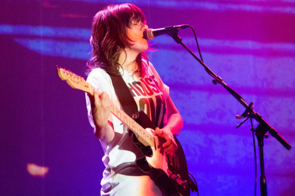 Courtney Barnett on stage at The Forum on 26 November 2015