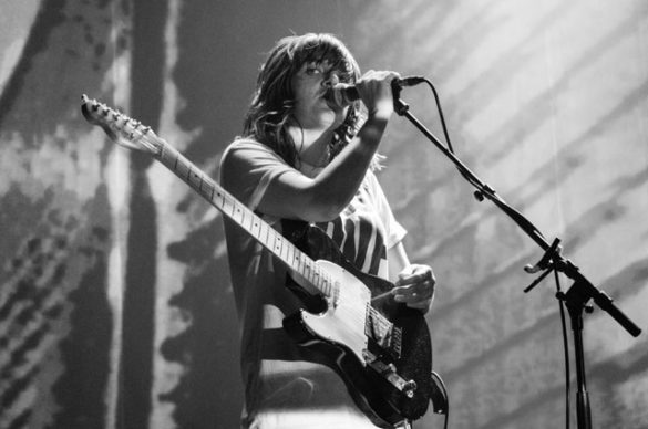 Courtney Barnett on stage at The Forum on 26 November 2015