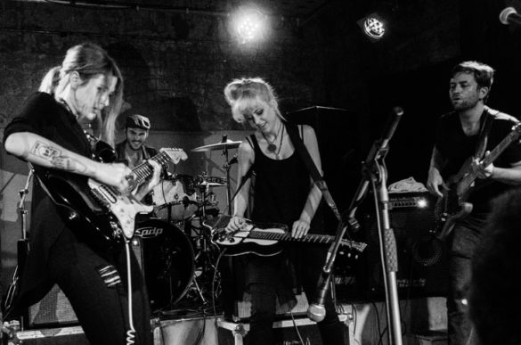 Larkin Poe live on stage at Stereo Glasgow