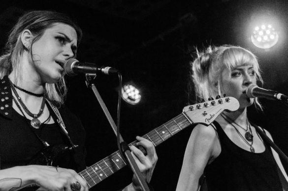 Larkin Poe live on stage at Stereo Glasgow