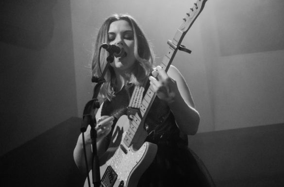 Honeyblood on stage at Saint Luke's Glasgow 8 December 2016