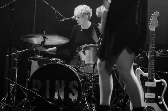 pins-saint-lukes-2016-11 PINS on stage at Saint Luke's Glasgow 8 December 2016