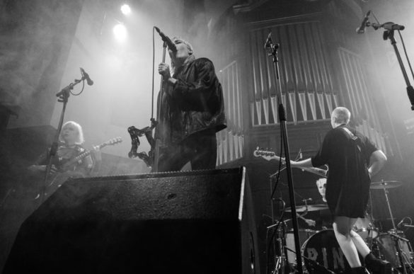 PINS on stage at Saint Luke's Glasgow 8 December 2016