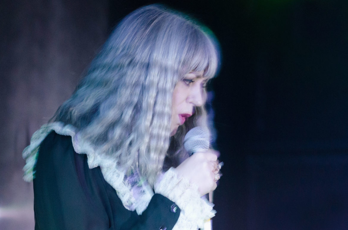 Marnie on stage at The Hug and Pint on 27 January 2018 as part of the Celtic Connections festival