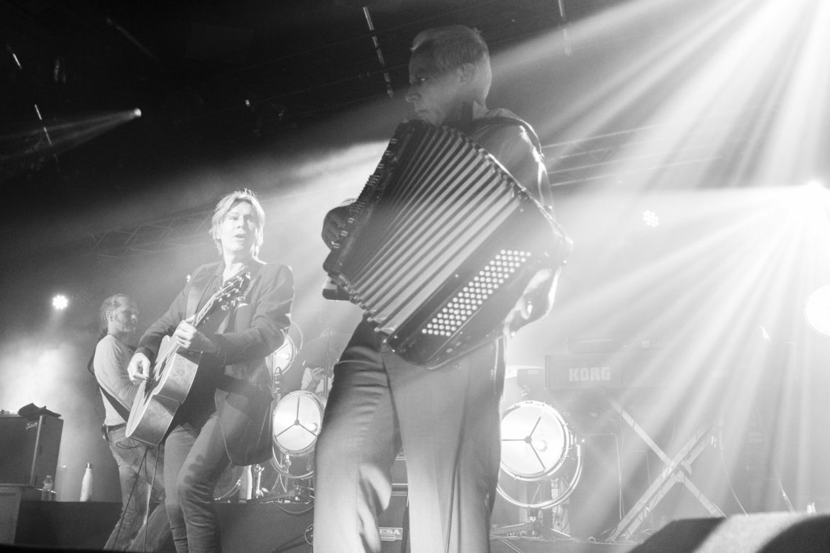 Del Amitri on stage at Glasgow Barrowlands on 28 July 2018