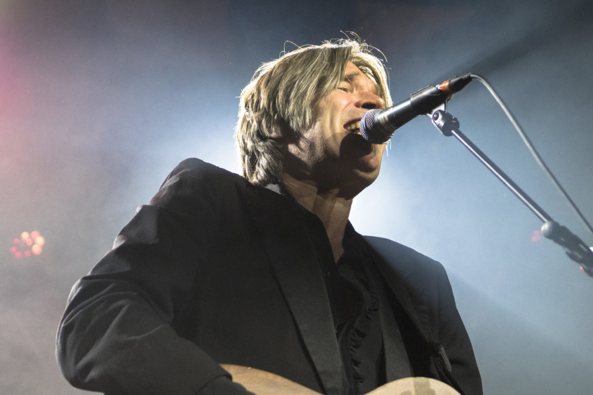 Del Amitri on stage at Glasgow Barrowlands on 28 July 2018