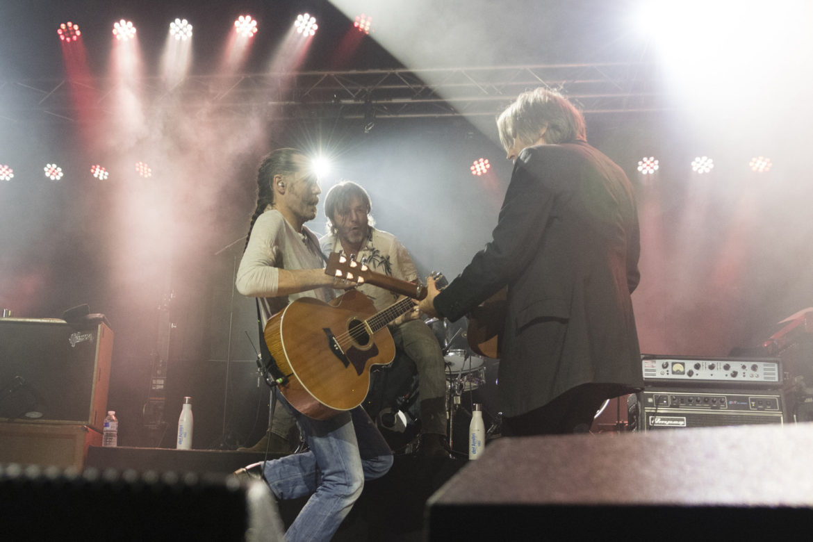 Del Amitri on stage at Glasgow Barrowlands on 28 July 2018