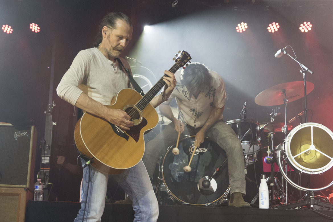 Del Amitri on stage at Glasgow Barrowlands on 28 July 2018