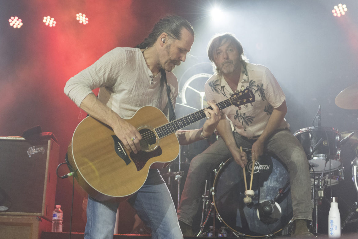 Del Amitri on stage at Glasgow Barrowlands on 28 July 2018