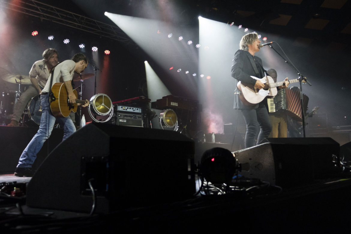 Del Amitri on stage at Glasgow Barrowlands on 28 July 2018