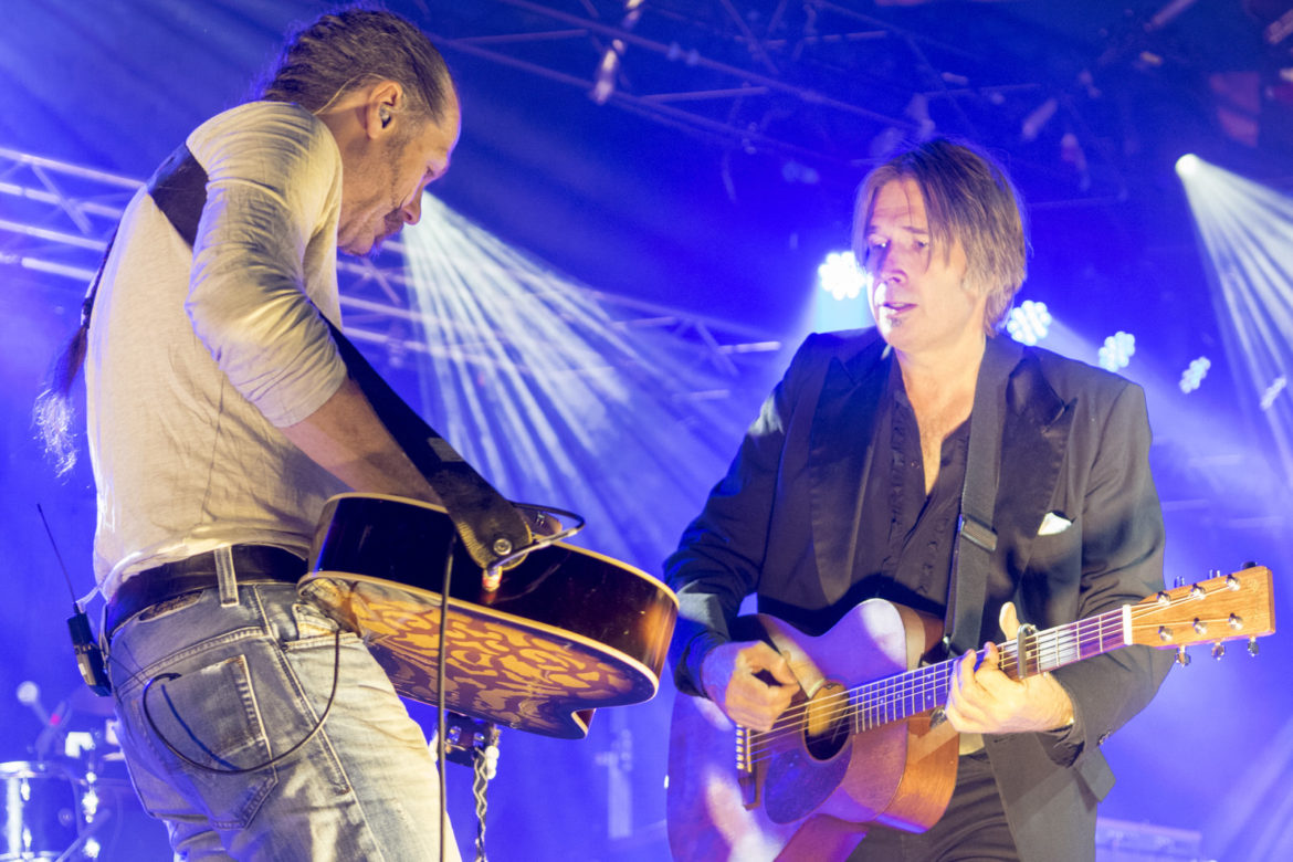Del Amitri on stage at Glasgow Barrowlands on 28 July 2018