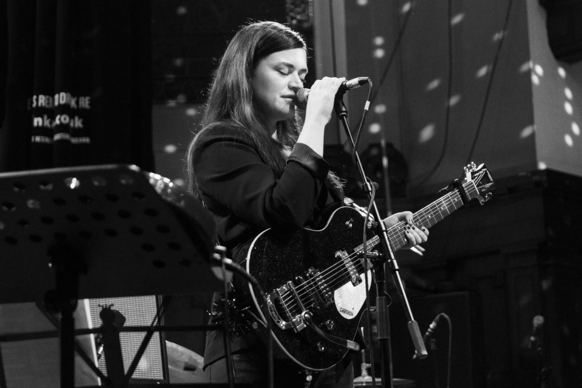 Siobhan Wilson on stage at Saint Luke's on 3 February 2019