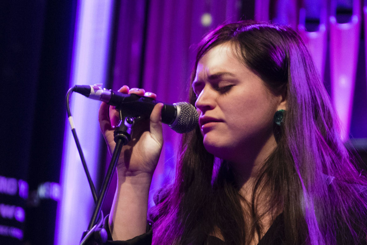 Siobhan Wilson on stage at Saint Luke's on 3 February 2019