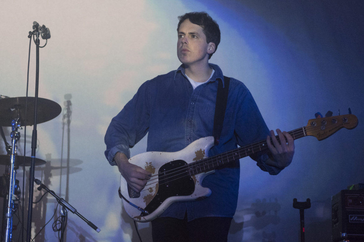 Alvvays band performing on stage at O2 ABC in Glasgow on 18 February 2018