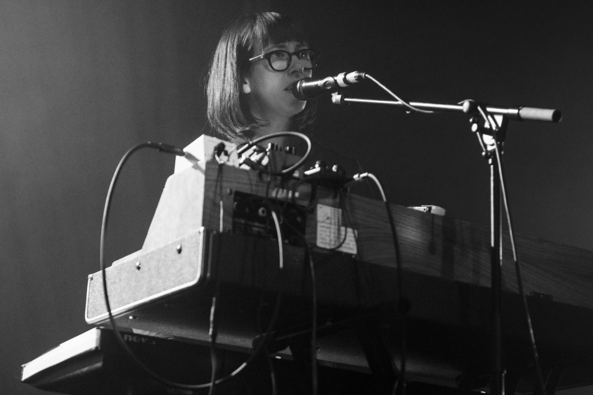 Alvvays band performing on stage at O2 ABC in Glasgow on 18 February 2018